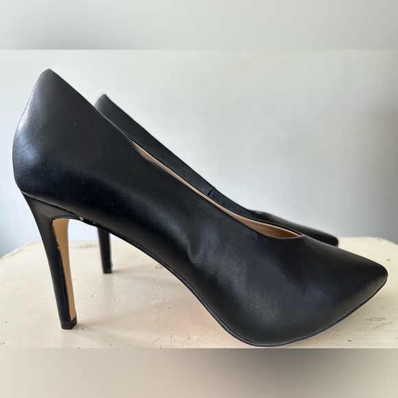 The Drop Taylor Black High Vamp Stiletto Pump Women's Size 10 - Picture 7 of 10